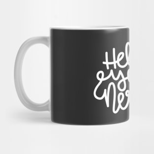 Hello Yes I'm Nervous (White) Mug